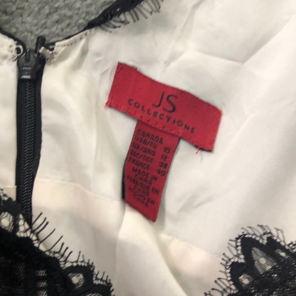 JS Collection black Formal dress. Size 10 - Picture 6 of 7